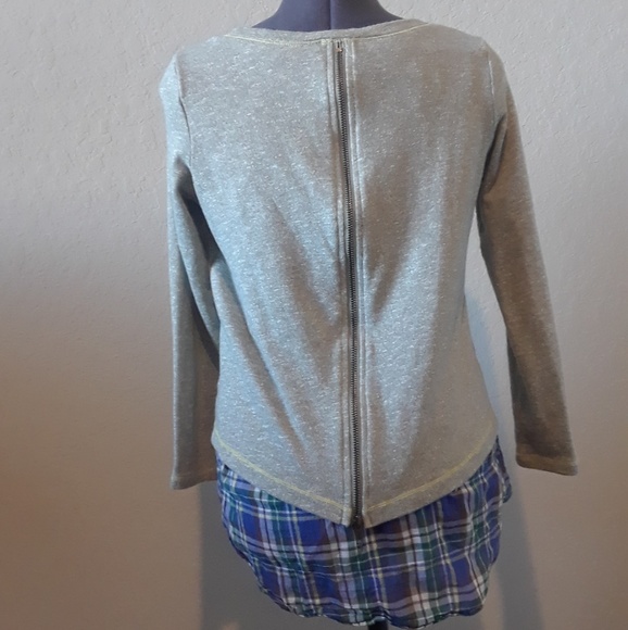 🔥SALE🔥Unique Layered Plaid Shirt - Picture 6 of 7